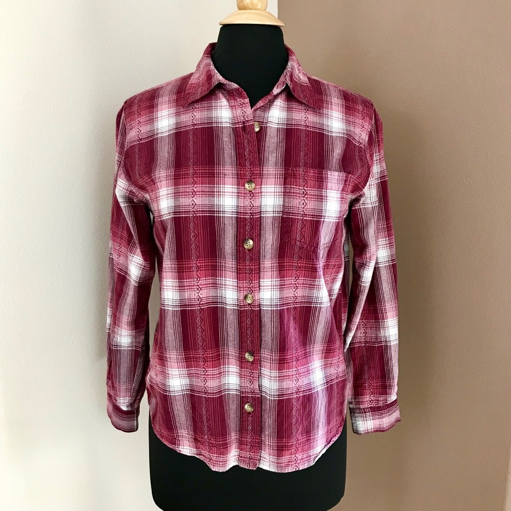 Classic Elements Red Bohemian Plaid